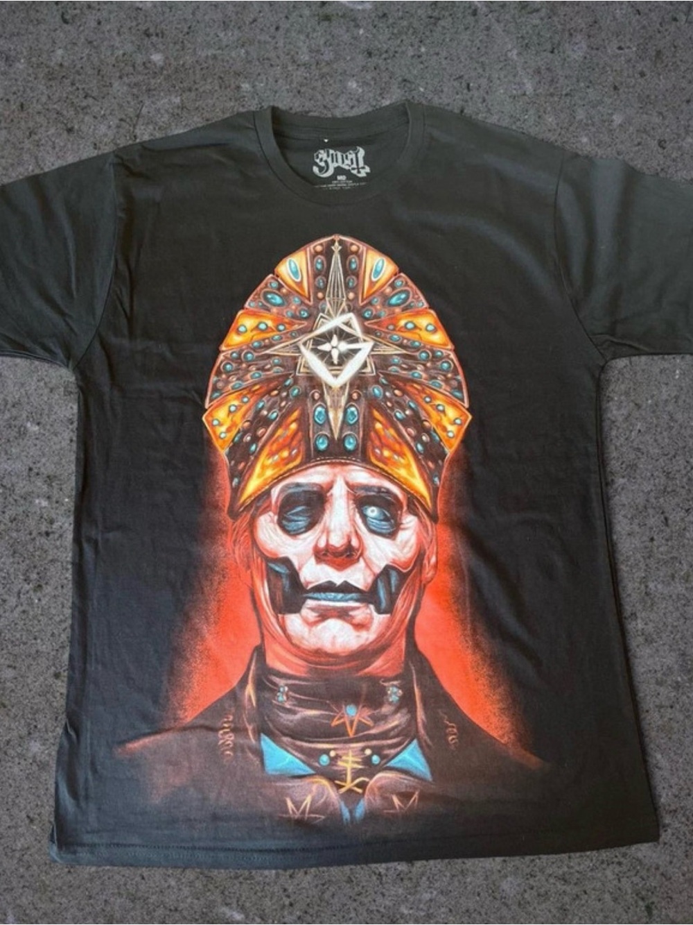 Ghost Band * Papa Emeritus Full Front Graphic Print * Unisex Medium Like NEW